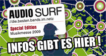 audiosurf - die besten bands im netz. - Der offizielle Sampler zur Musikmesse in Frankfurt 2009 